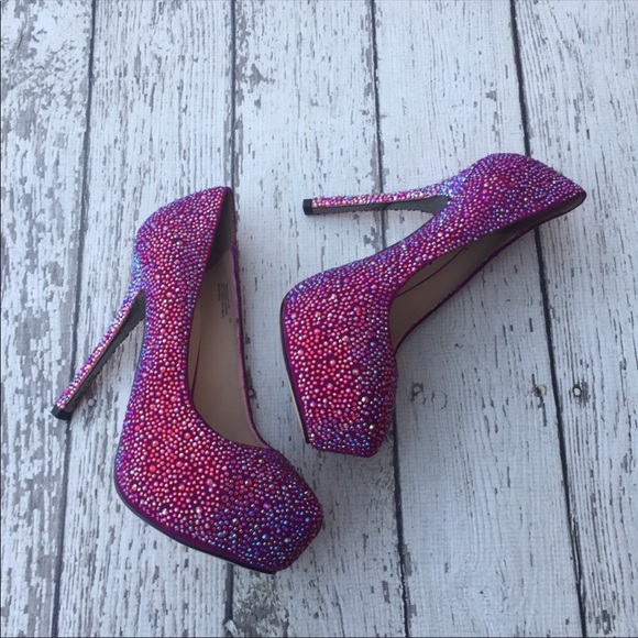 Pleaser Day & Night Prestige 20 Rhinestone Heels - Picture 5 of 7